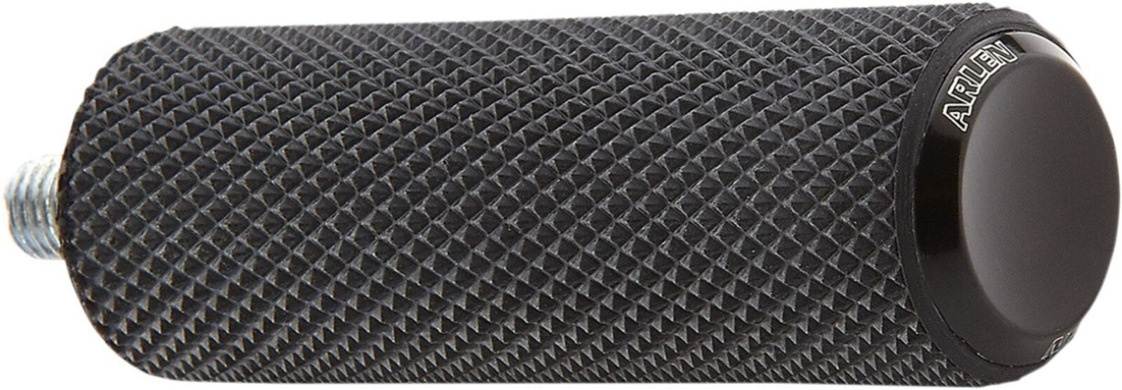 Arlen Ness Fusion Knurled Rubber Shift Peg Black - Click Image to Close