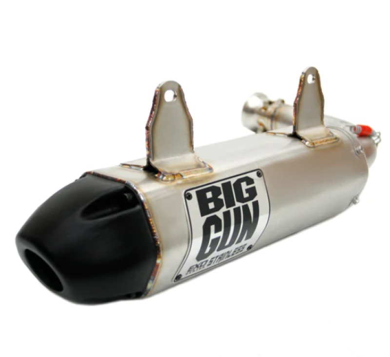 Big Gun EXO Stainless Slip-On Exhaust Fits 11-19 Can-Am Commander 800 - Click Image to Close