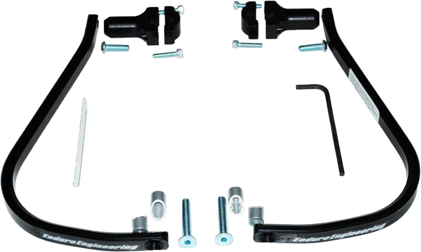Enduro Engineering EVO 2 Debris Deflector Kit 7/8in Handlebars Black - Full wrap handguards for 7/8in handlebars, Black - Click Image to Close