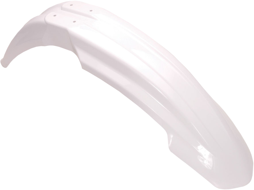 Front Fender - White - Fits Yamaha WR250F/WR450F/YZ125/YZ250/YZ250F/YZ450F - Click Image to Close