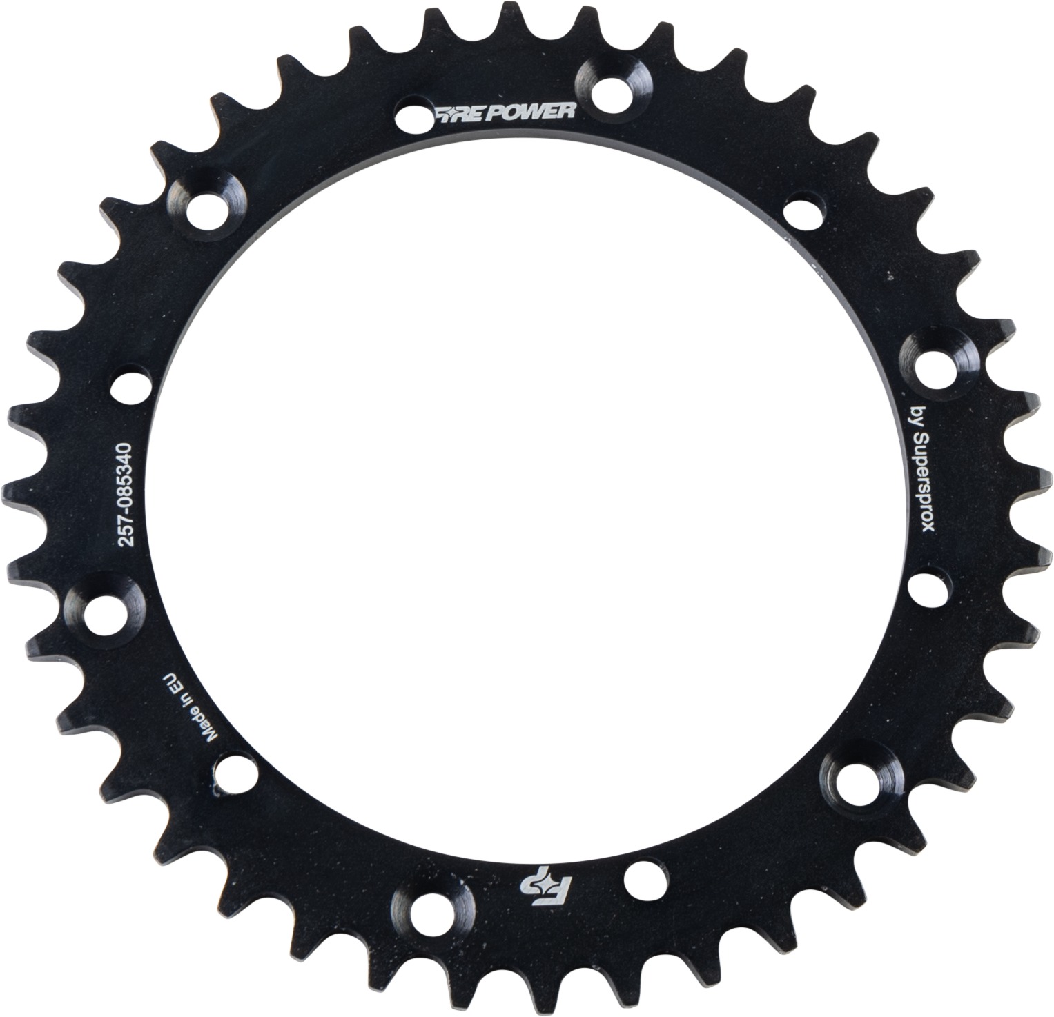 Fire Power Rear Steel Sprocket 40 Tooth Black For Yamaha ATV - Fits Yamaha Banshee, Blaster, Raptor, Warrior ATVs - Click Image to Close
