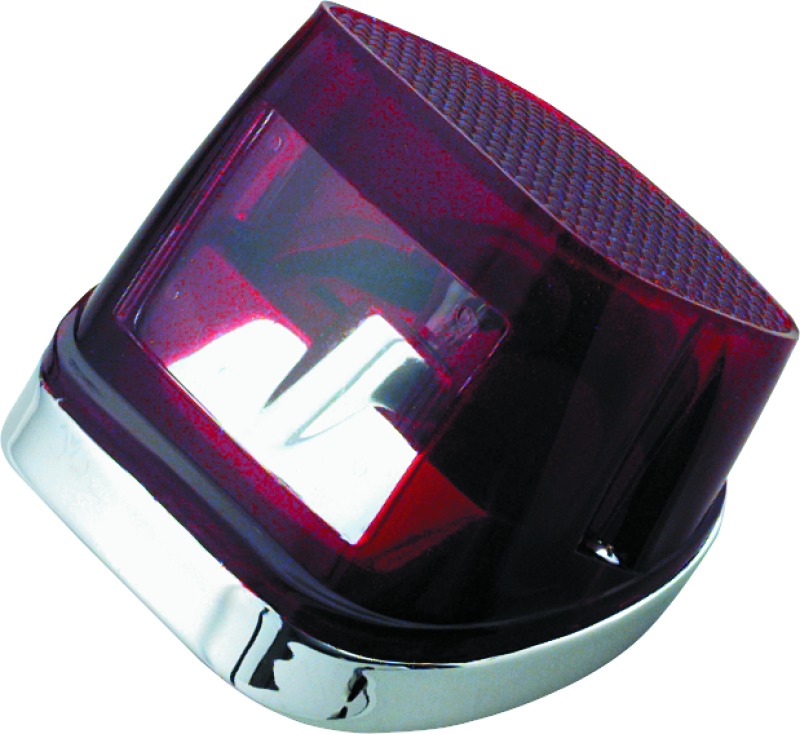 Bikers Choice Tail Light Red For 73-98 Big Twin and Sportster - Replacement tail light for 73-98 Big Twin, Sportster - Click Image to Close