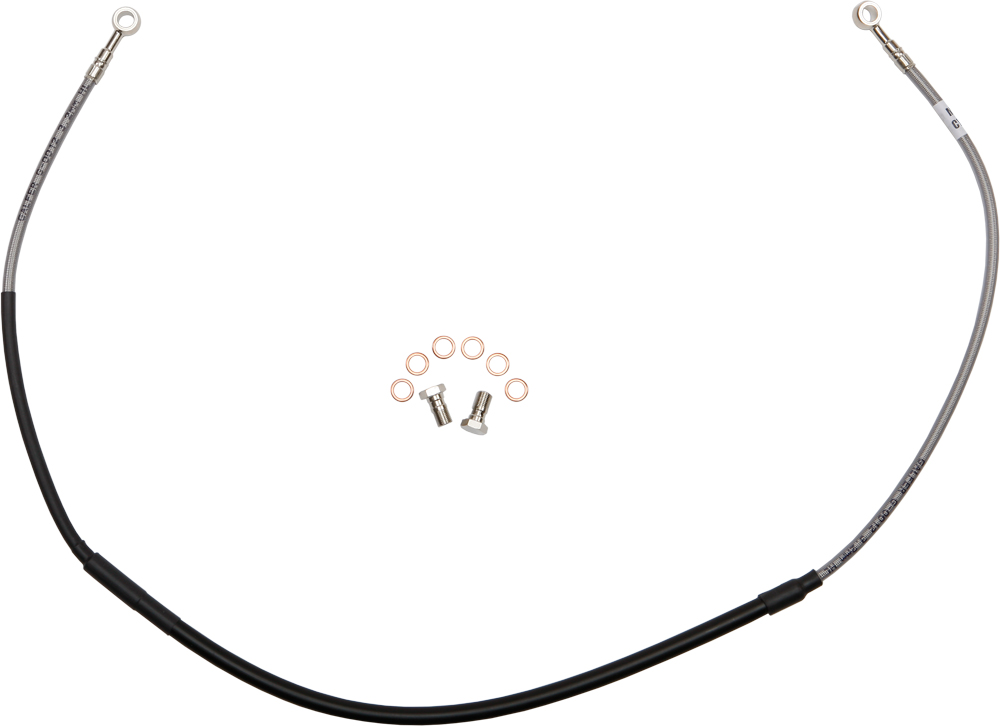 Stainless Steel Front Brake Line Kit - Fits Beta, Gas Gas, Husqvarna, KTM, Sherco models - Click Image to Close