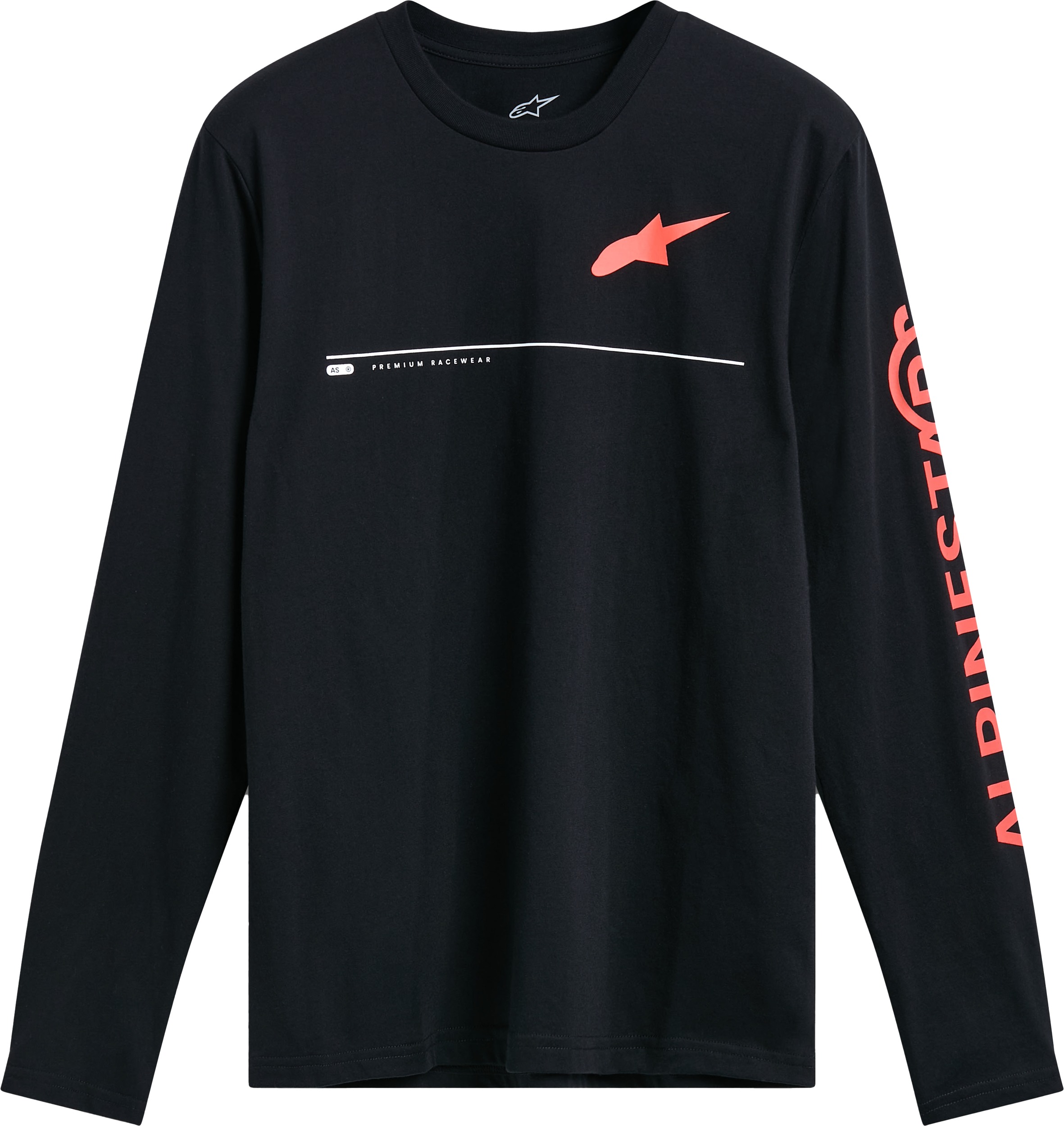 Alpinestars Committed LS CSF Tee Black X-Large Men's Long Sleeve Shirt - Men's black long sleeve tee, size XL - Click Image to Close