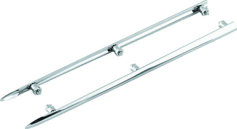 Bikers Choice 59-84 FL Chrome Front Fender Spears Pair - Reproduction front fender spears For 59-84 FL - Click Image to Close
