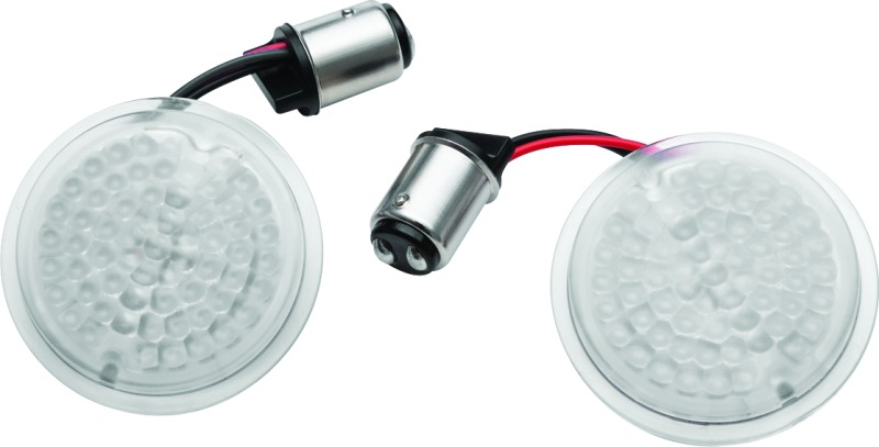 Kuryakyn Luminez LED Rear Turn Signal Insert 1157 Red - Pair - Click Image to Close
