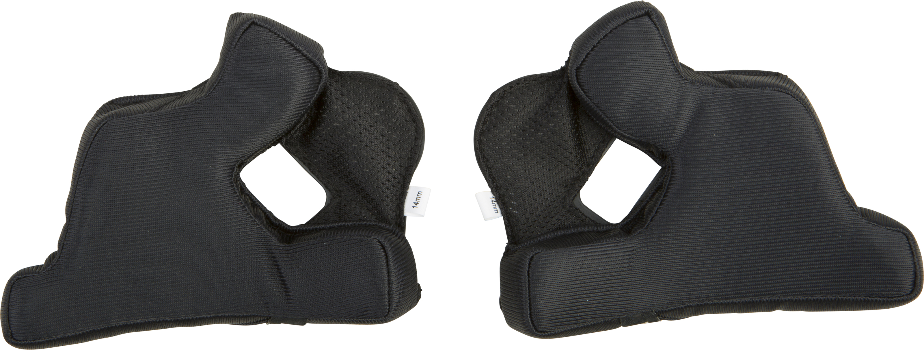 FLY RACING WERX Helmet Cheek Pads 14mm Black Fits F2 Carbon Werx Helmet - Click Image to Close
