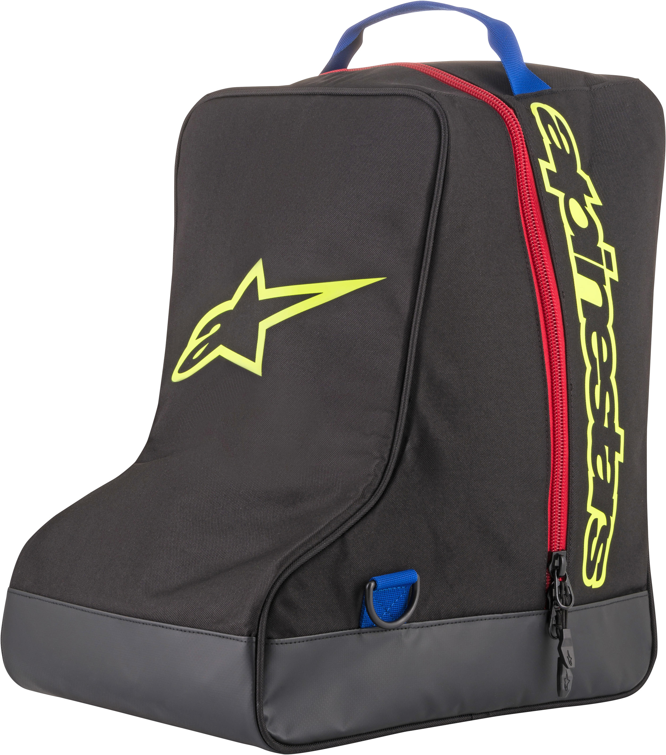 Alpinestars Boot Bag Black/Blue Gear Bag - Boot gear bag in black/blue, fits up to US 14 boots - Click Image to Close