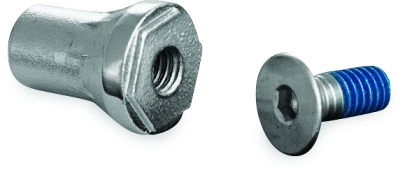 Kuryakyn Tapered Peg Mount with Screw Chrome Replacement 4376 - Click Image to Close