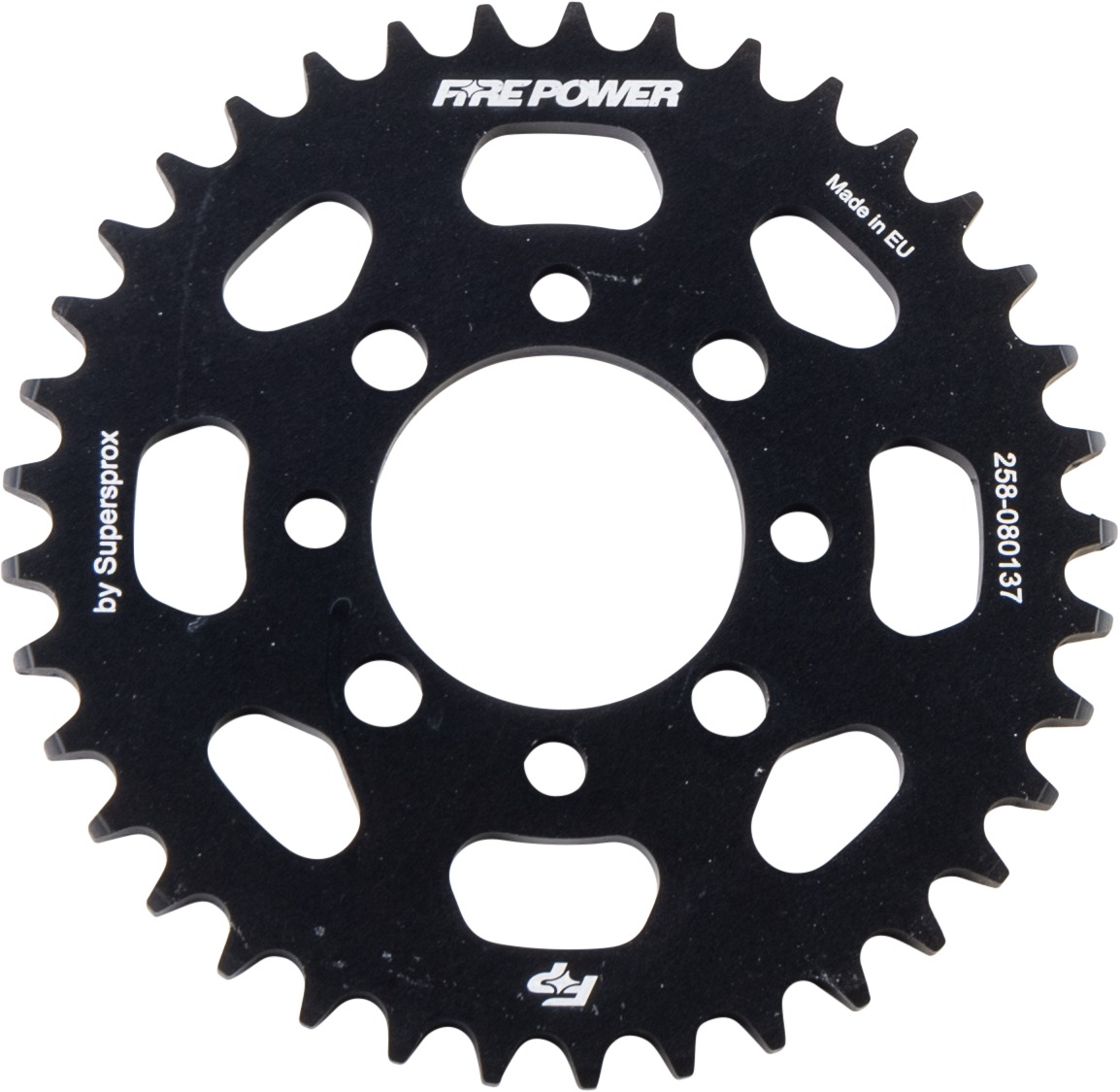 Fire Power Rear Sprocket Aluminum 37T Black For Kawasaki KLX110/KLX110L - Fits Kawasaki KLX110/KLX110L 2002-2020 - Click Image to Close
