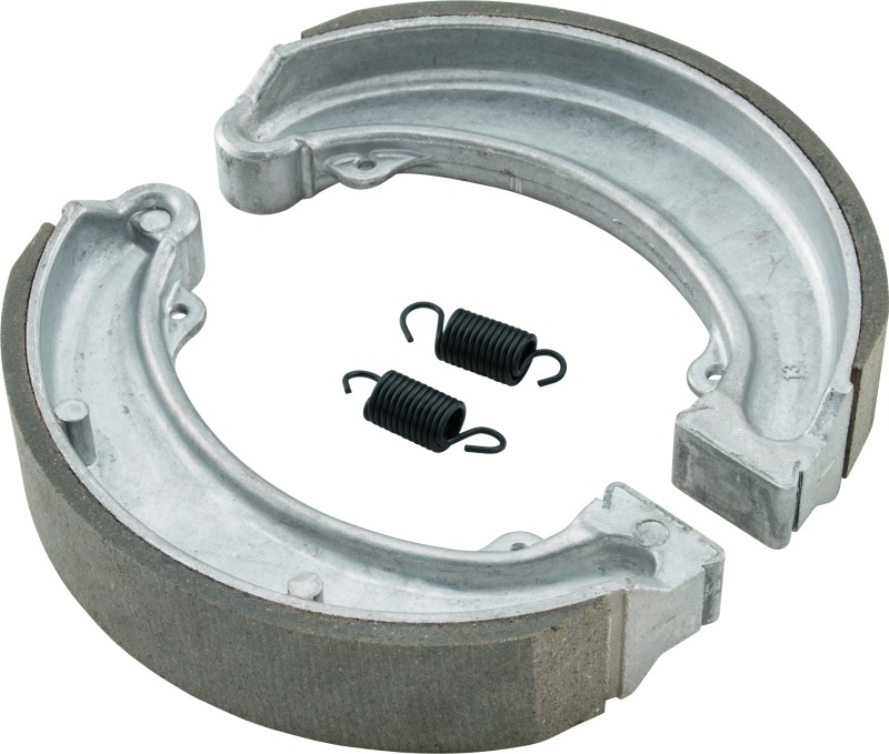 BikeMaster Brake Shoes Rear - Organic rear brake shoes with springs - Click Image to Close