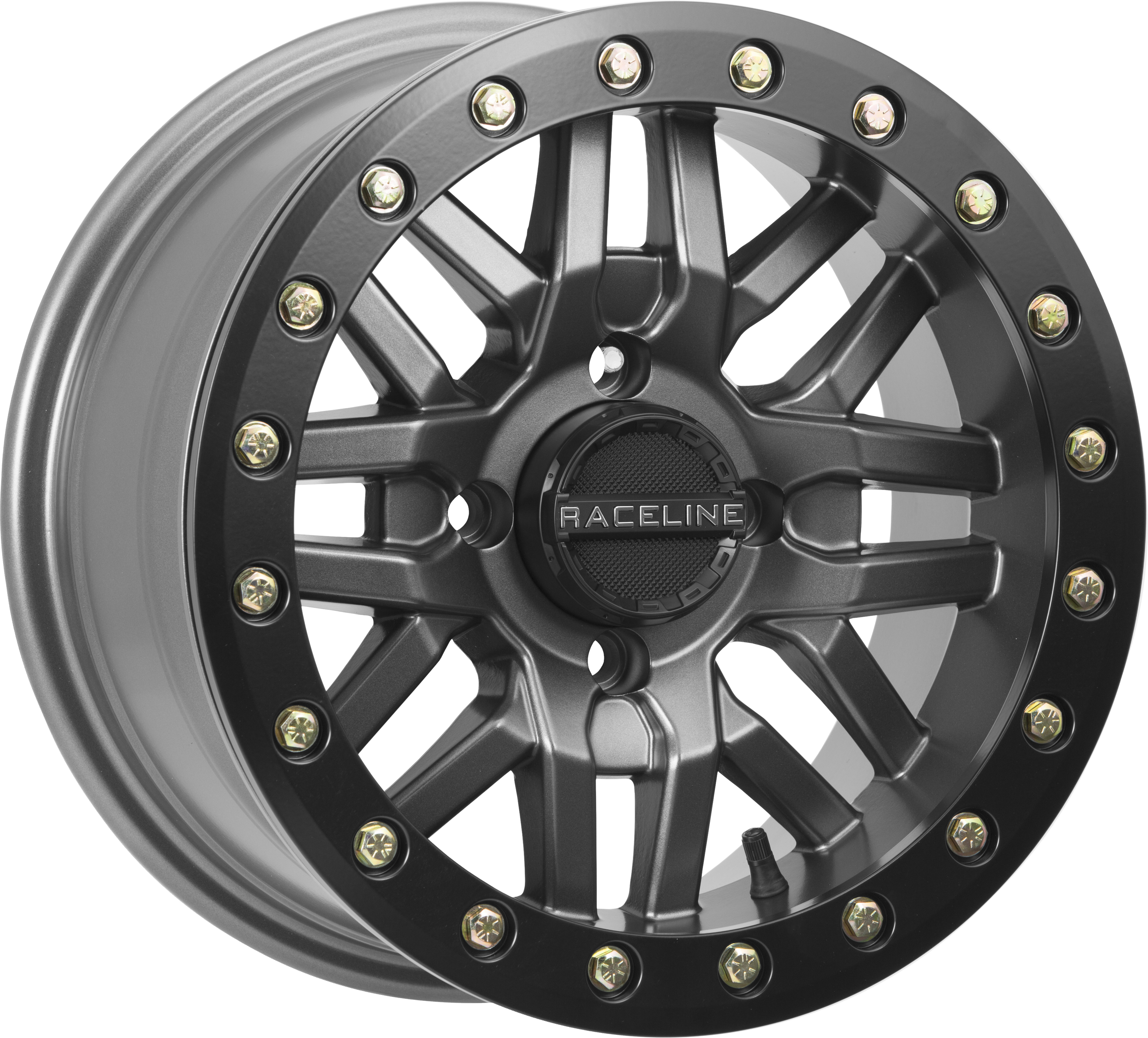 Ryno Beadlock Wheel 4/137 15X7 5+2 Gunmetal - Click Image to Close