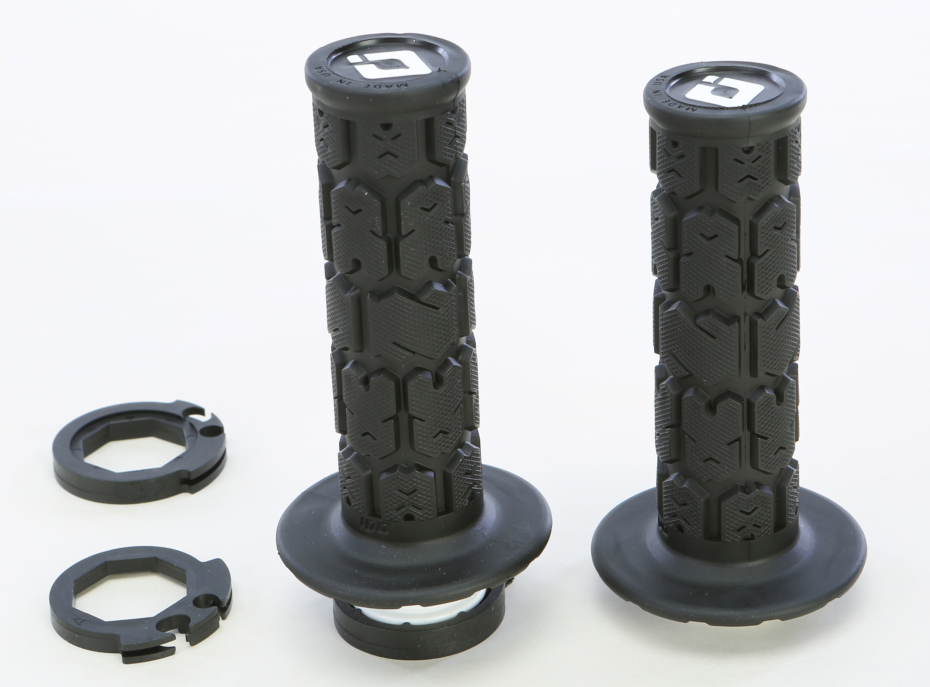 ODI V2 Rogue Lock-On Grips Black Pair - Slip-free lock-on grips, Black, Pair - Click Image to Close