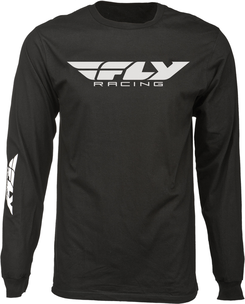 Corporate L/S Tee Black Medium - Click Image to Close