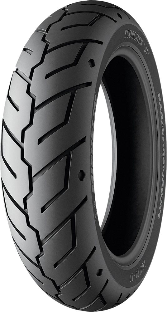 160/70B17 73V Scorcher 31 Rear Motorcycle Tire - TL/TT - Click Image to Close