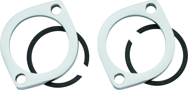 Bikers Choice Exhaust Flange Kit Chrome For 84-Up Big Twin 86-Up XL - Chrome exhaust flange kit For 84-Up Big Twin 86-Up XL - Click Image to Close