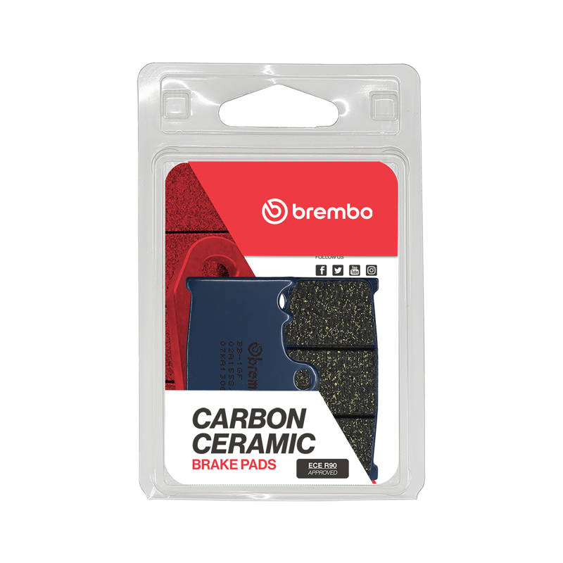 Brembo OE Front Brake Pads 07KA1306 For 90-90 Kawasaki KR-1 S 250cc - Front pads for 90-90 Kawasaki KR-1 S 250cc - Click Image to Close