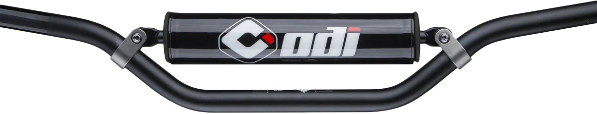 ODI 7/8 Inch ATV MX Handlebar Black 7075 Aluminum - 7075 alloy handlebar with bar pad, Black - Click Image to Close