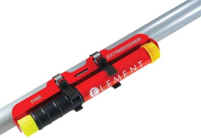Element E50 Roll Bar Mount for Fire Extinguisher - Mount for Element E50 Fire Extinguisher - Click Image to Close