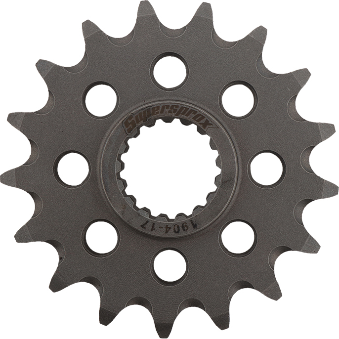 Supersprox 17T Steel Front Sprocket 525 Chain Fits KTM - Click Image to Close