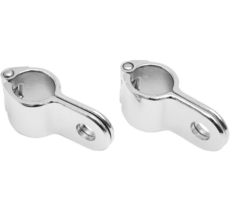 Kuryakyn Magnum Quick Clamp 1in Chrome Pair - Click Image to Close