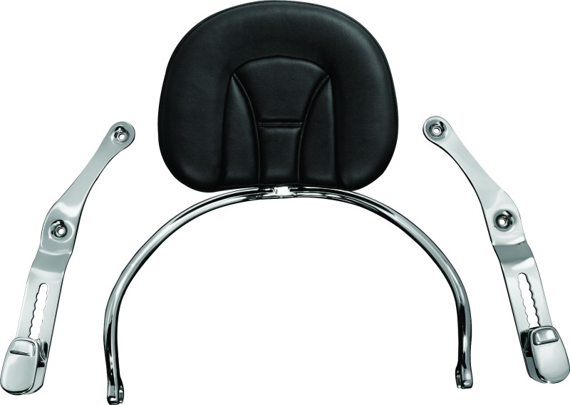 Kuryakyn Revolution Driver Backrest Adjustable Quick Release - Fully adjustable driver backrest with quick release - Click Image to Close