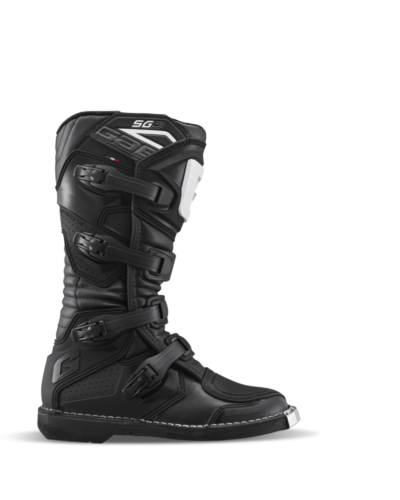 Gaerne SGJ Youth Motocross Boots Black Size 4 - Youth size 4 black offroad boots from Gaerne - Click Image to Close