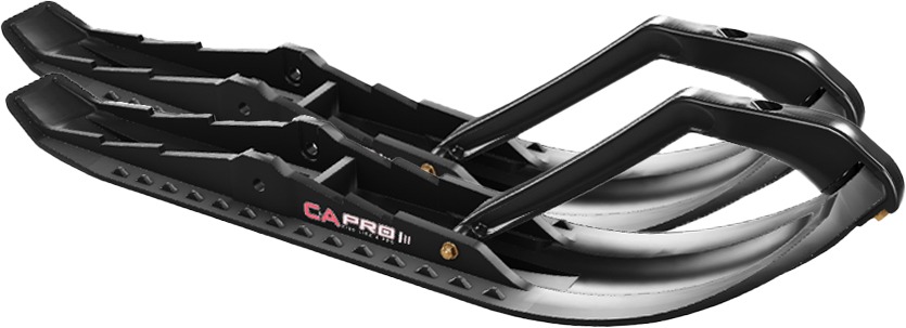 C&A TMX Skis Black, 45in x 13in Snowmobile Skis - Black snowmobile skis, 45x13in, by C&A - Click Image to Close