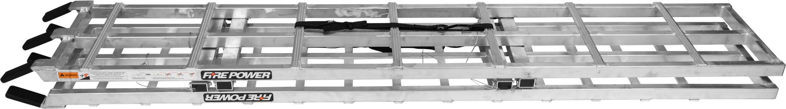 Fire Power Adjustable Folding Ramp 79in x 57in - Adjustable folding ramp, 79in x 57in, universal fit - Click Image to Close