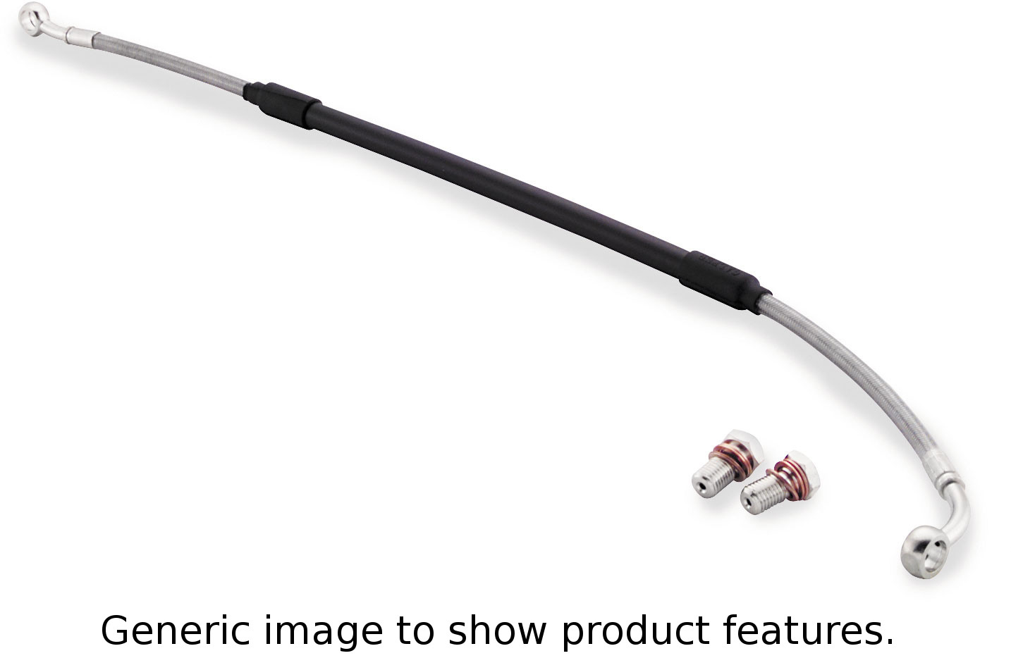 Stainless Steel Rear Brake Line Kit - For 99-03 KTM 300-520 - Click Image to Close