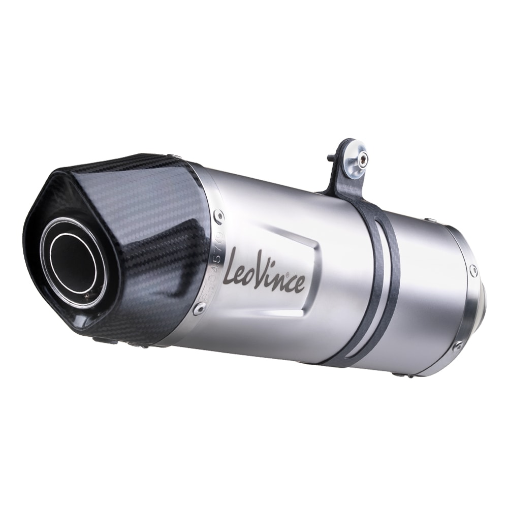 LV One Evo Stainless Steel Slip On Exhaust Muffler - For 09-16 BMW F800R & 13-16 F800GT - Click Image to Close