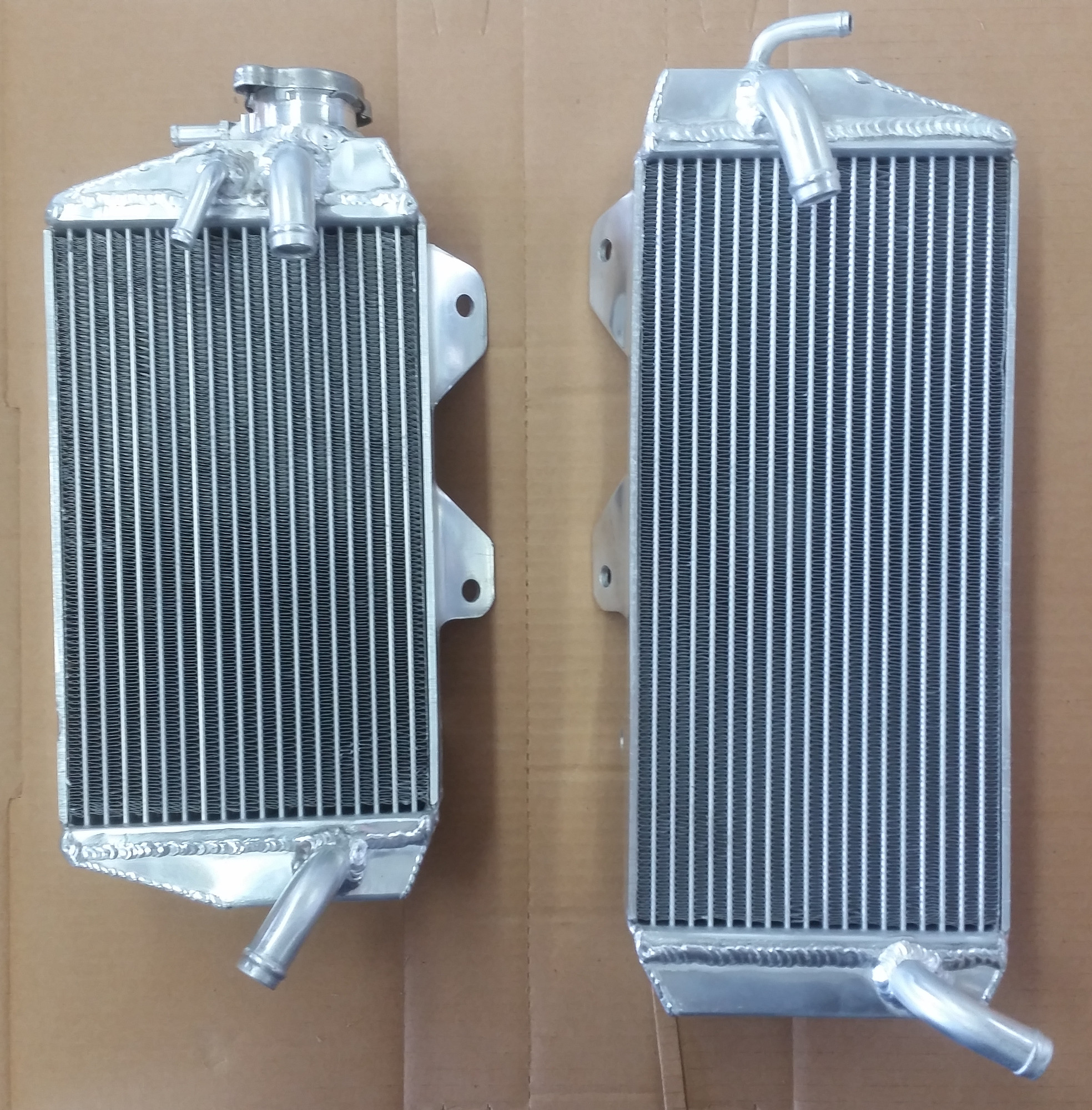 Heavy Duty Radiator Set - For 06-07 Kawasaki KX450F - Click Image to Close