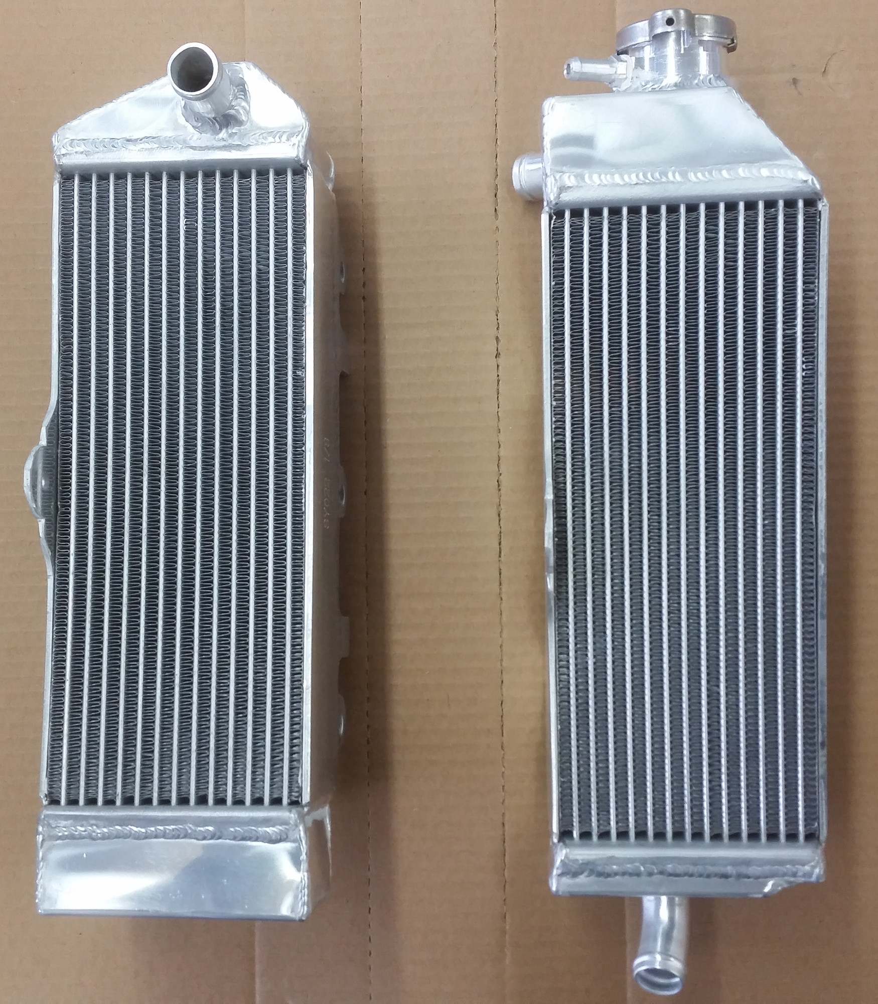 Motorcycle Replacement Radiator Set - 89-95 Suzuki RM250 - Click Image to Close