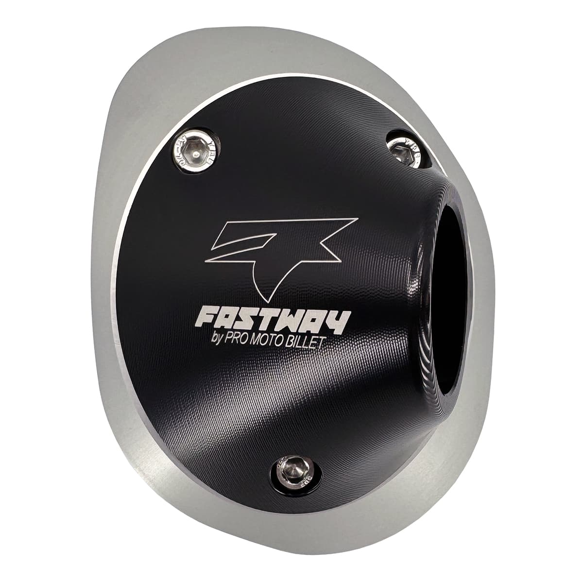 Pro Moto Billet Side Shooter Exhaust End Cap Black Fits 19-24 KTM/GG/HQV 4T - Click Image to Close