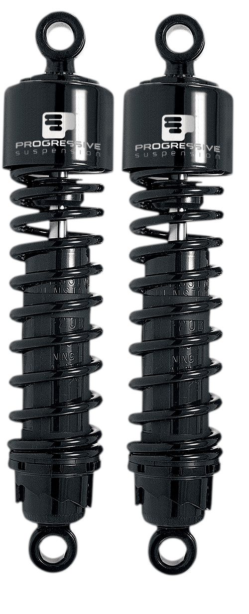 13" 412 Series Shocks - Black - For 06-20 Harley Touring - Click Image to Close