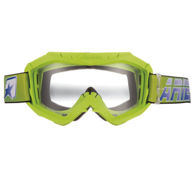 Ariete MX Goggles 07 Line AAA Lime Kids - Kids MX goggles, AAA Lime color - Click Image to Close