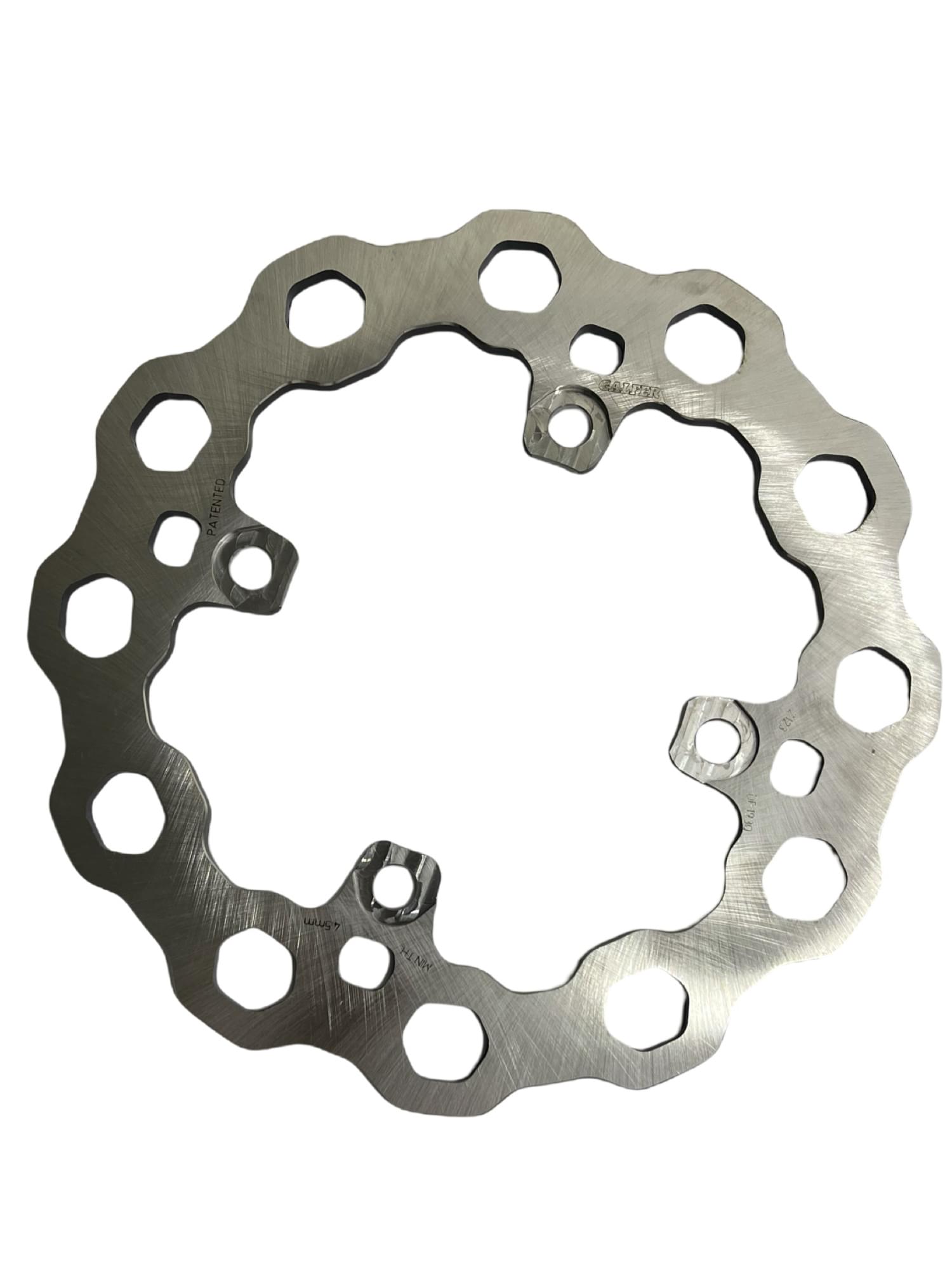 220mm Solid Mount Rear Cubiq Brake Rotor - Click Image to Close