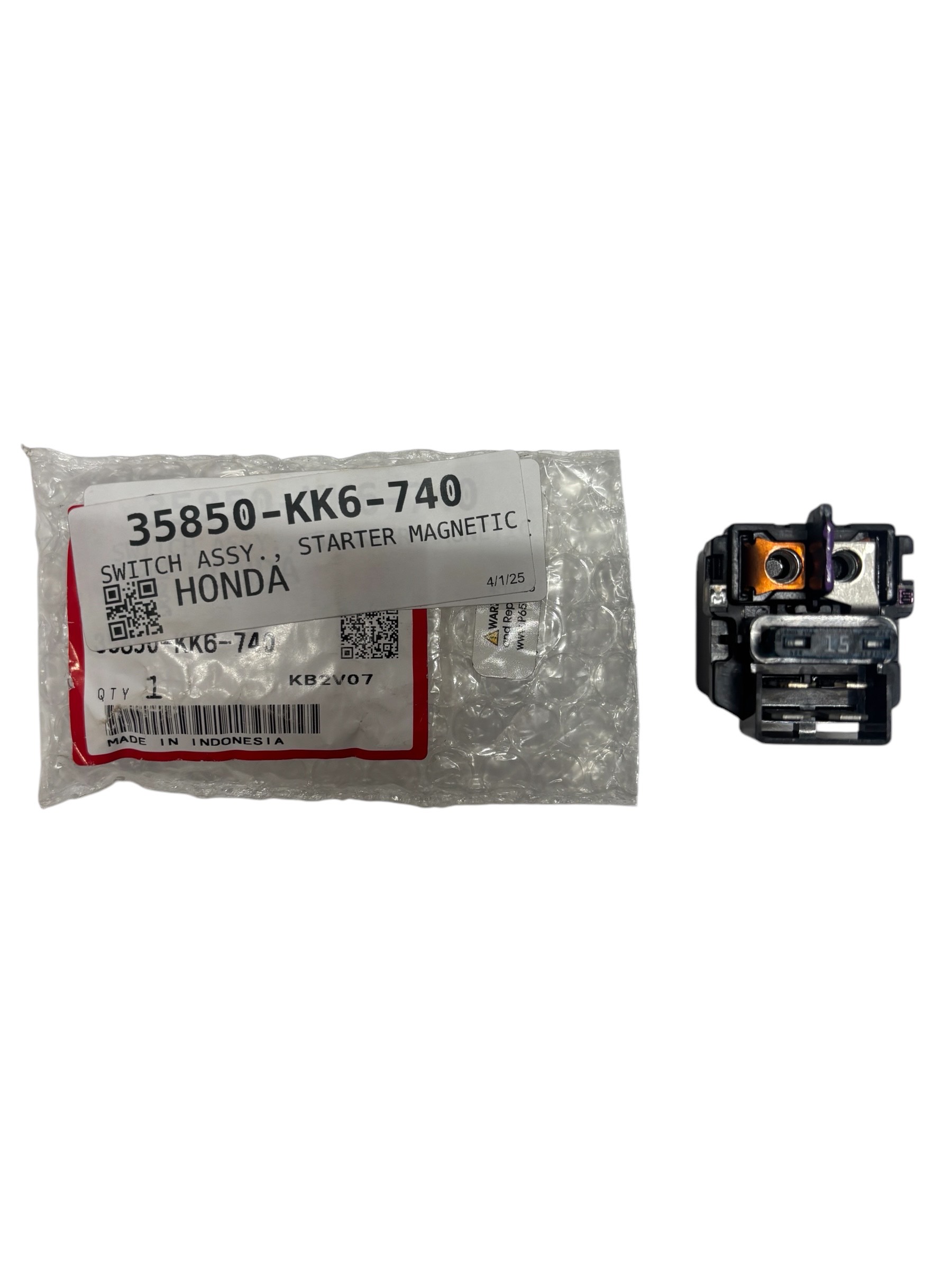 Honda Starter Relay (Magnetic Switch) Assembly - Starter magnetic switch assembly - Click Image to Close