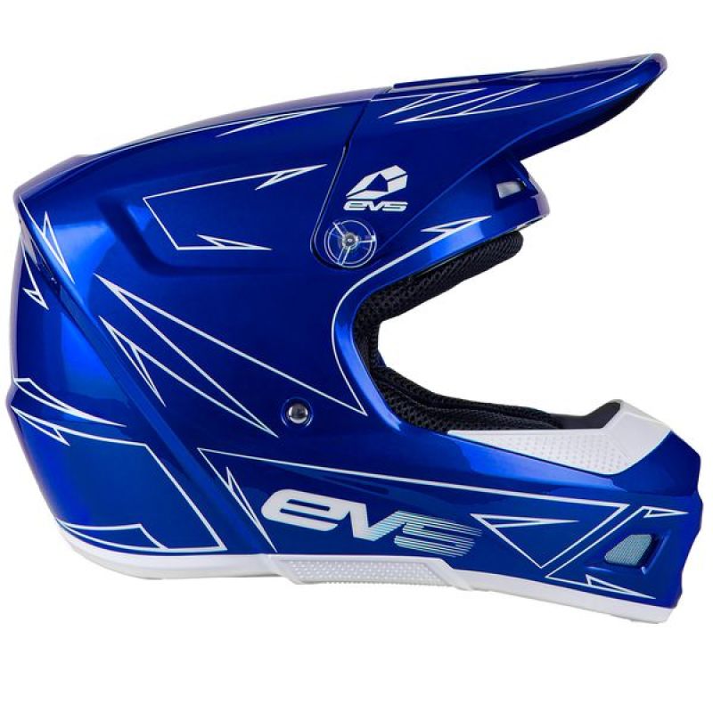 EVS T3 Pinner Helmet Blue Youth - Small - Click Image to Close