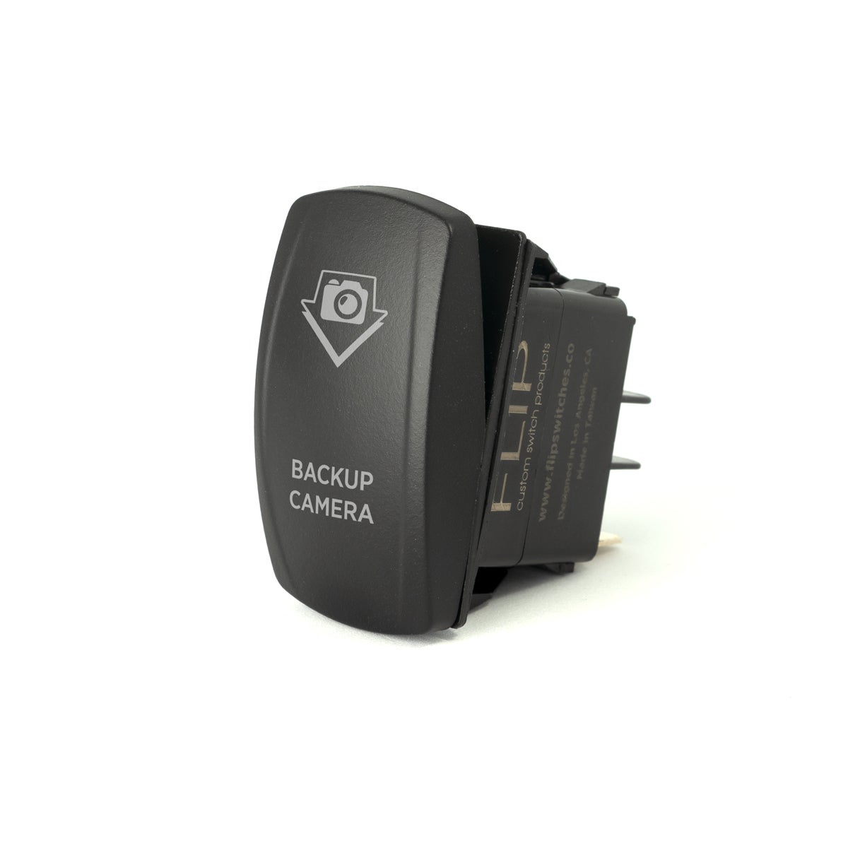 "Backup Camera" Illuminated Rocker Switch - Amber Lighted SPST Rocker - Click Image to Close