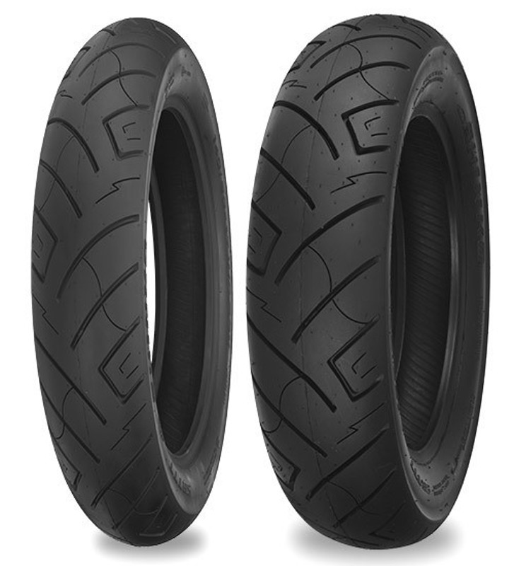 Cruiser Tire Kit 777 Heavy Duty 150/80-16 Rear & 130/90/16 Front Bias Tires - Click Image to Close