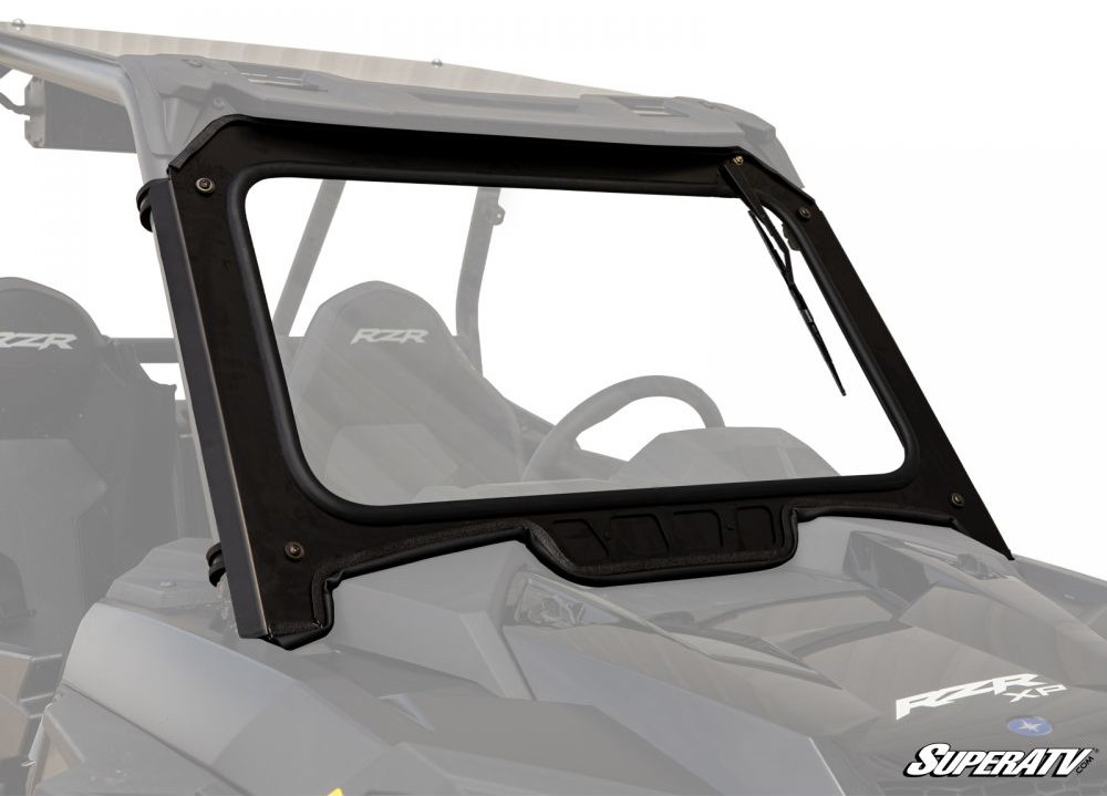 SuperATV Glass Windshield Clear For 19-21 Polaris RZR/4 XP 1000 - Click Image to Close