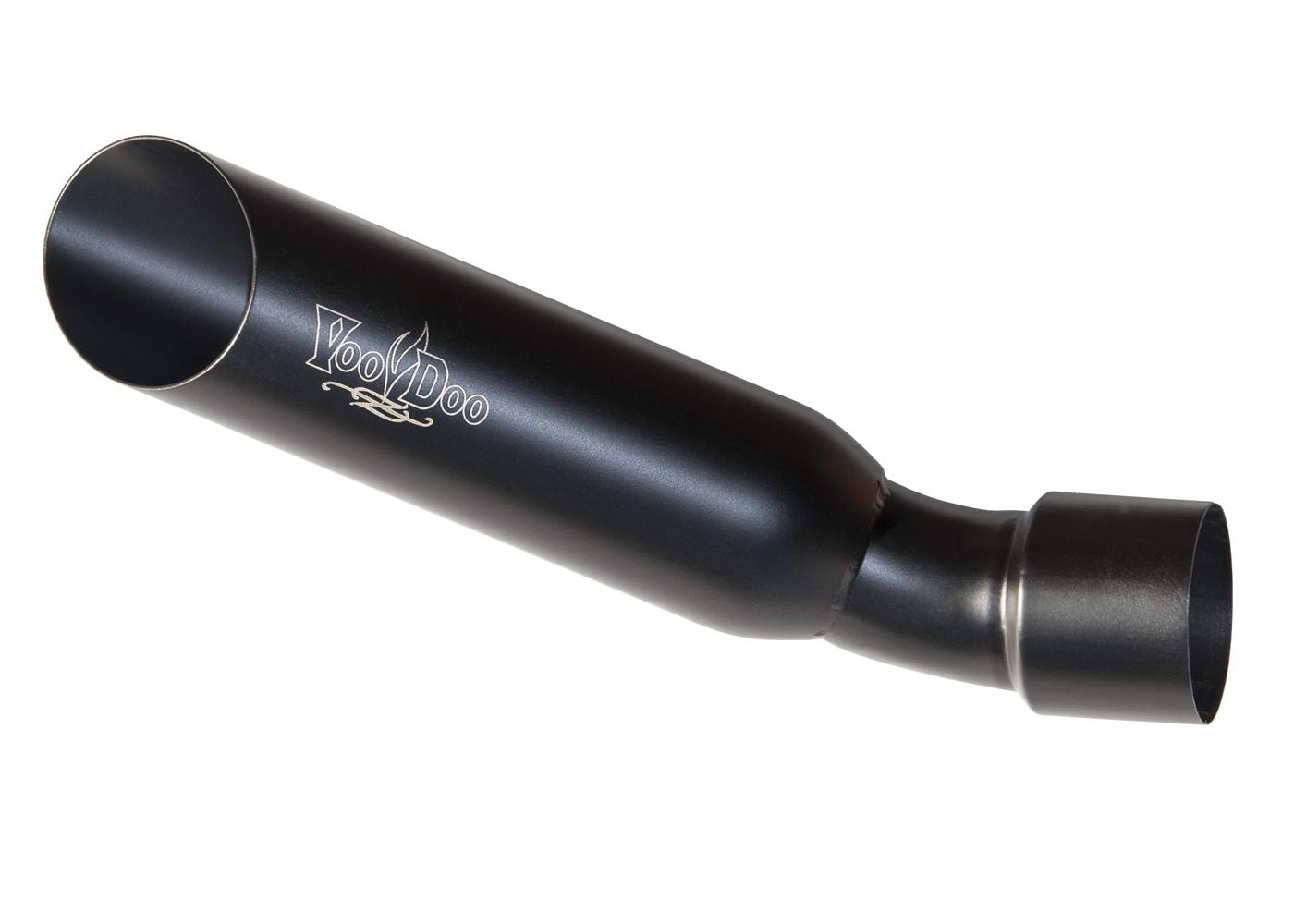 Black Shorty Slip On Exhaust Muffler - For 98-03 Yamaha YZF R1 - Click Image to Close