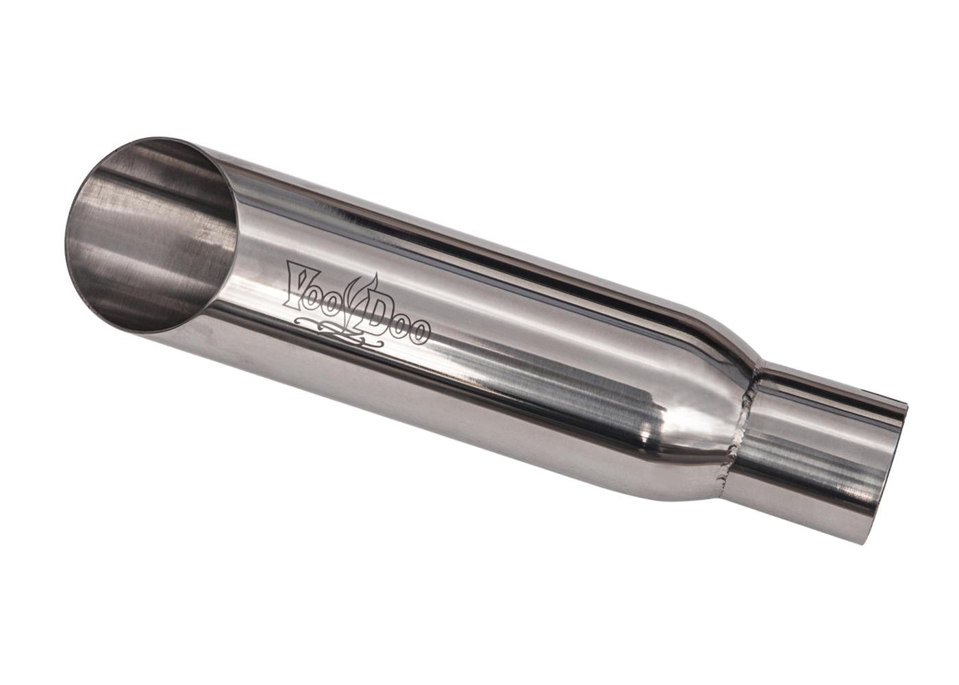 Polished Shorty Slip On Exhaust Muffler - For 03-04 Kawasaki ZX6R ZX636 - Click Image to Close