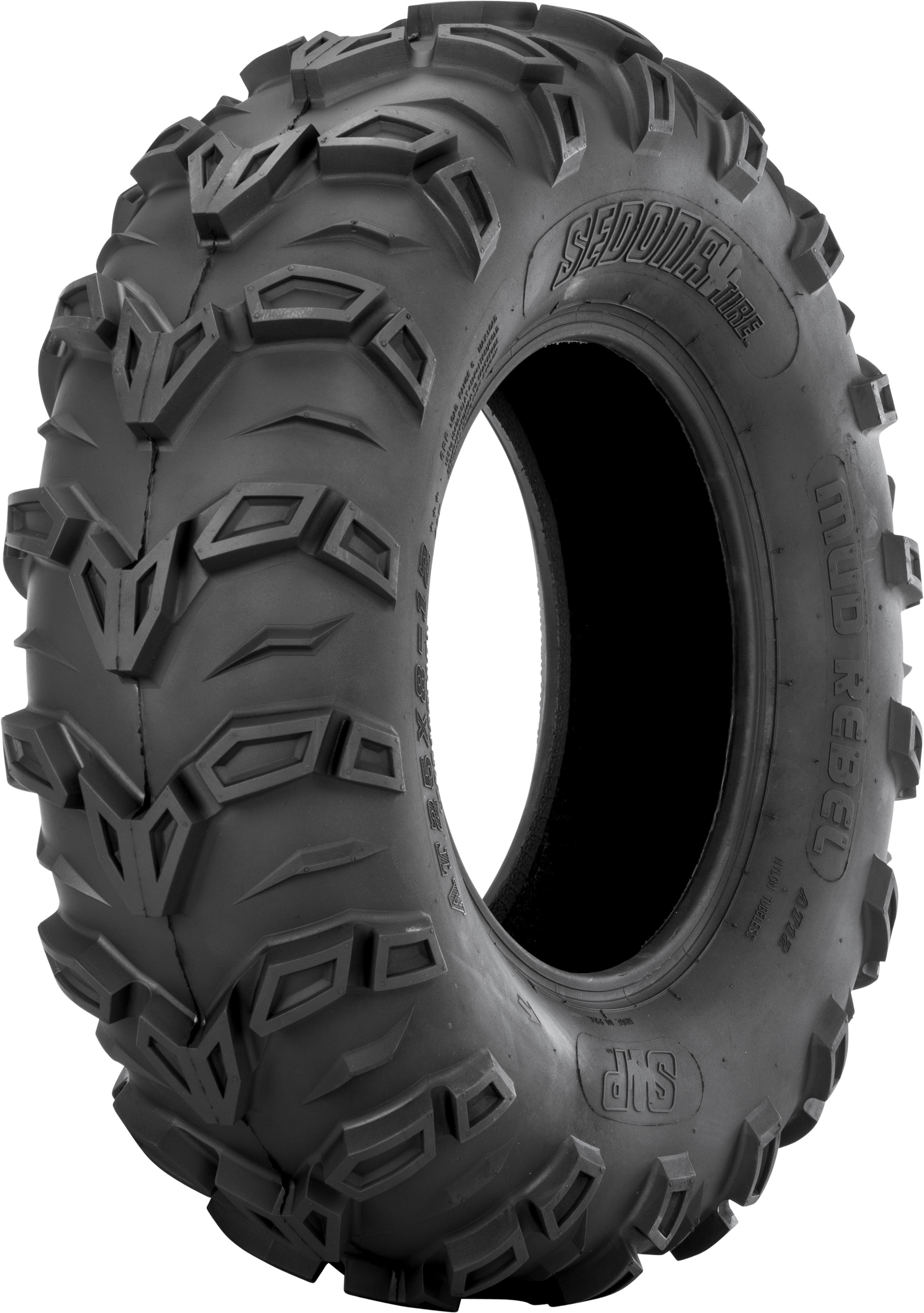 TIRE MUD REBEL 25X10-12 REAR 6 PLY - Click Image to Close