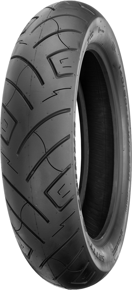 120/90-17 F777 64H All Black Front Tire - Click Image to Close