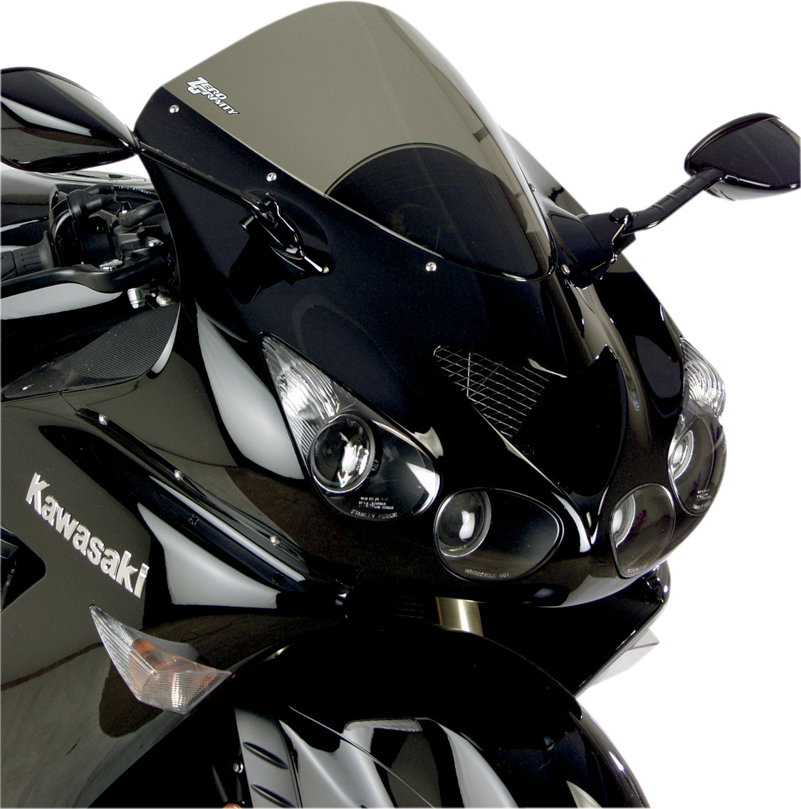 Light Smoke SR Series Windscreen - For 06-20 ZX14 - Click Image to Close