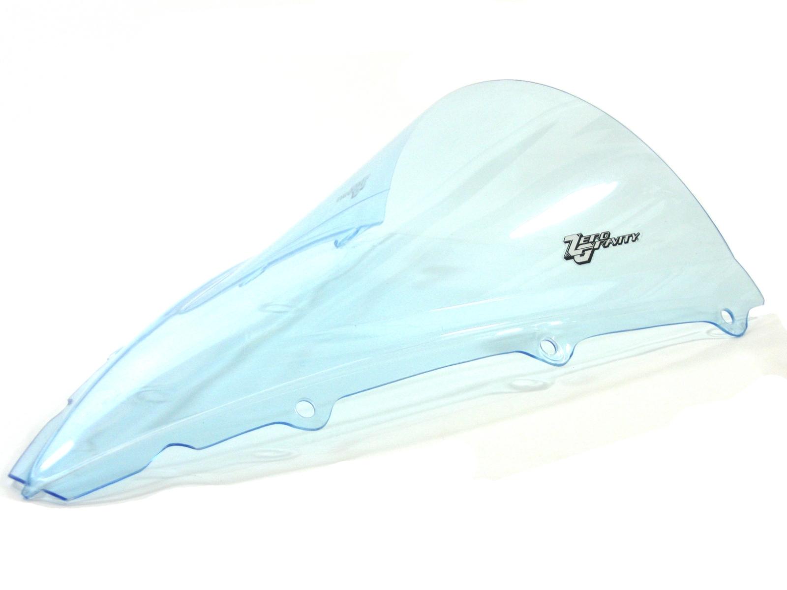 Blue Double Bubble Windscreen - For 02-03 Yamaha R1 - Click Image to Close