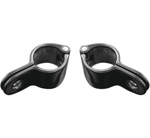 Magnum Quick Clamp 1" Gloss Black Pair by Kuryakyn
