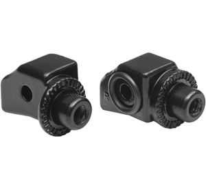Kuryakyn Rear Footpeg Adapter Black 8938 for Twin Models